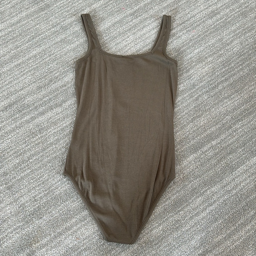 Bobi Ribbed Tank Bodysuit - Picture 8 of 9